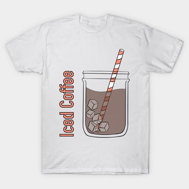 Iced Coffee T-Shirt by smoochugs
